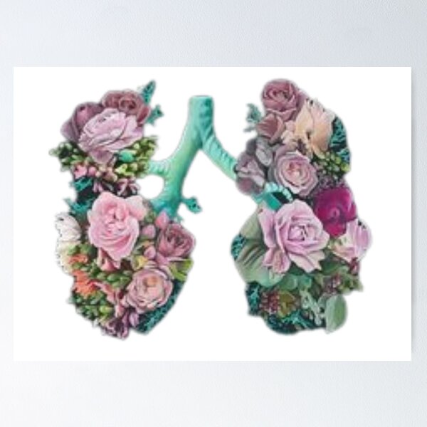 Item preview, floral lungs designed and sold by starshop ⭐⭐⭐⭐⭐.