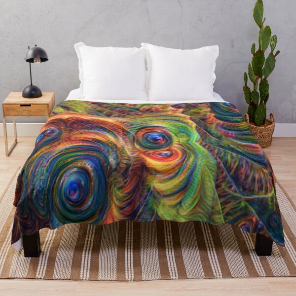 Item preview, trippy rainbow disk spiral designed and sold by BelAnnGrey.