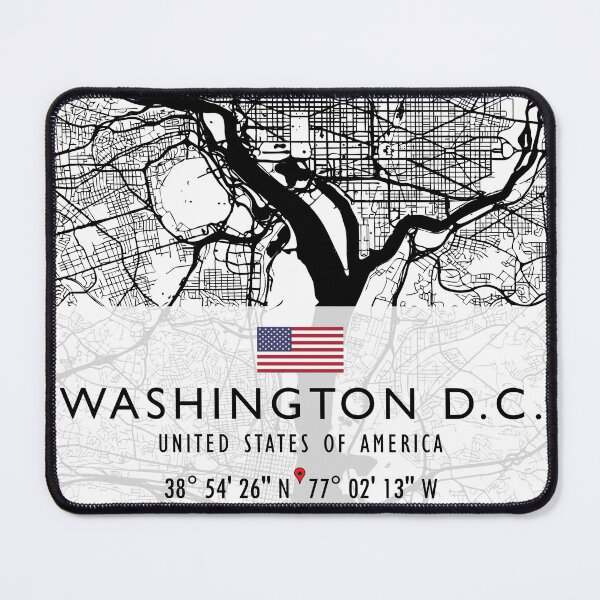 Item preview, WASHINGTON D.C. MAP USA designed and sold by hatimelhag.