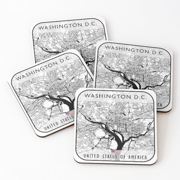 Item preview, WASHINGTON D.C. MAP USA designed and sold by hatimelhag.