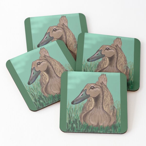 Item preview, Sitting Khaki Campbell Duck designed and sold by LaurelsArtwork.