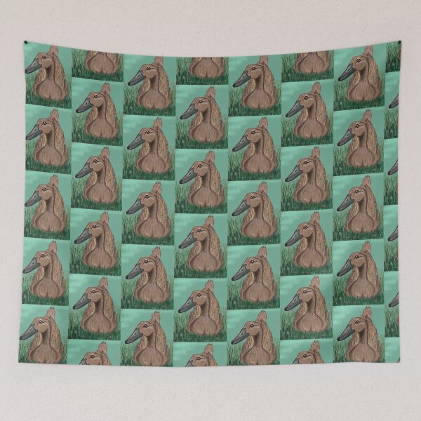 Item preview, Sitting Khaki Campbell Duck designed and sold by LaurelsArtwork.
