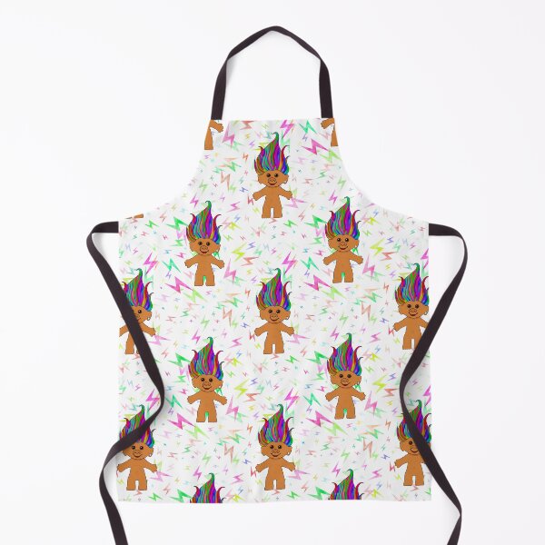 Item preview, Colourful Retro Troll Doll Print for 90s Kids - Rainbow Hair designed and sold by Illustratebynat.