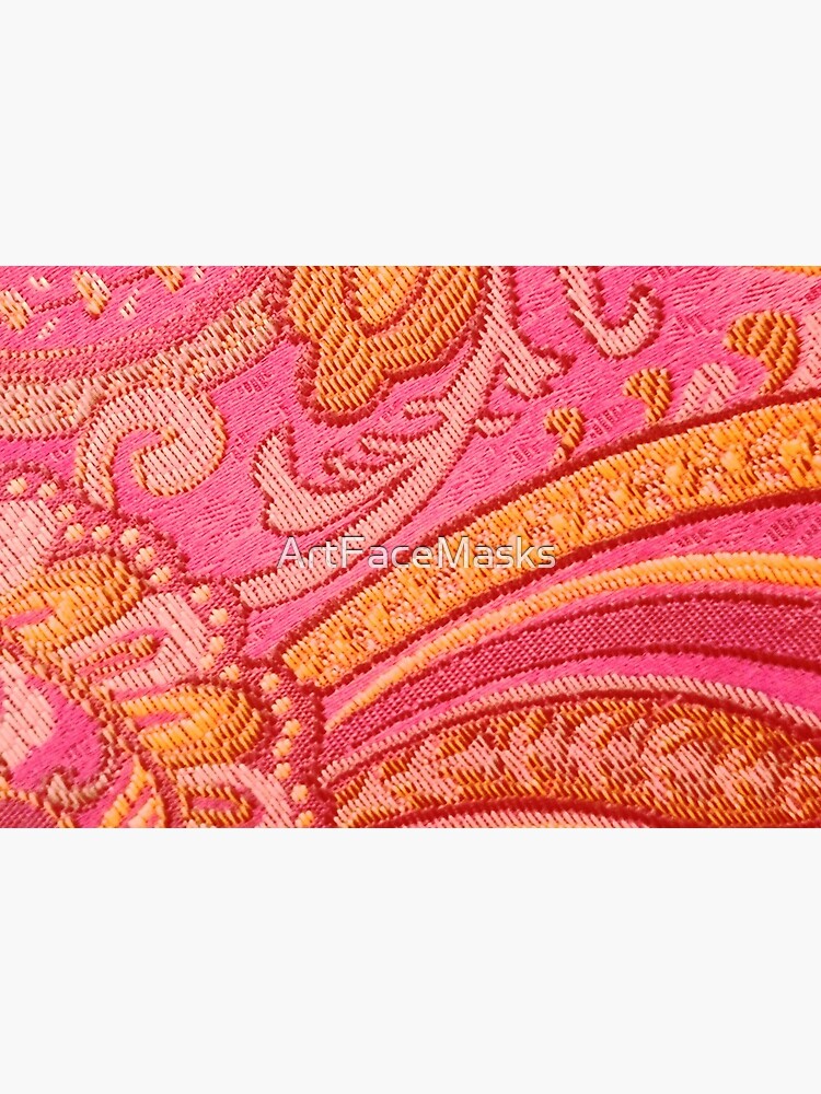 Pink Orange Swirl Design Classic Tapestry by ArtFaceMasks