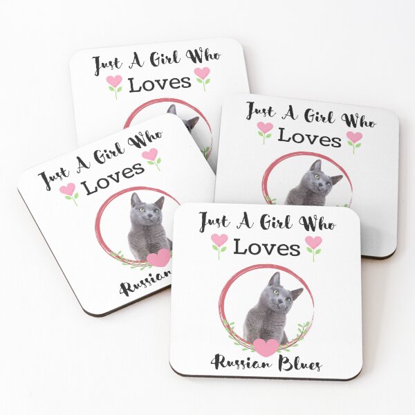 Item preview, Just A Girl Who Loves Russian Blues designed and sold by SewnMemories.