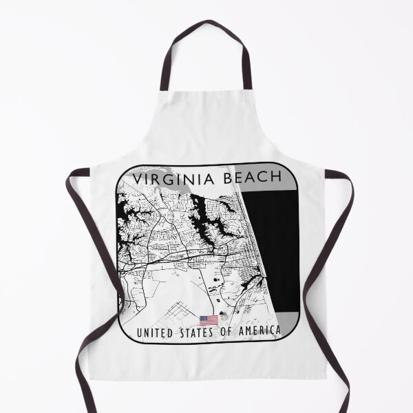 Item preview, VIRGINIA BEACH MAP USA designed and sold by hatimelhag.