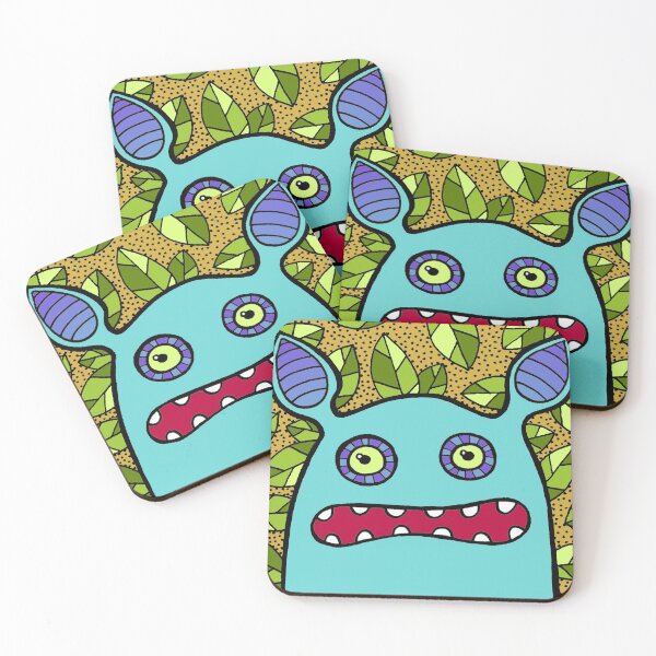 Item preview, Anxious Blue Monster designed and sold by SquashBlossom1.