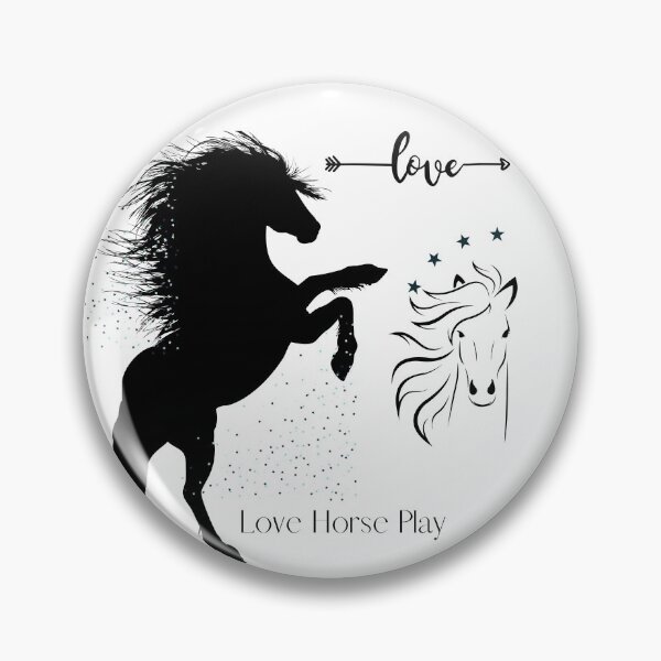 Item preview, Brazing Cute I Love Horse  Play  designed and sold by Darlene Douglas-Jackson.