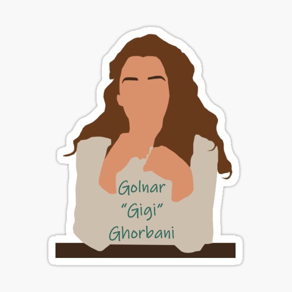 La génération L Word Q Gigi Ghorbani Sticker
