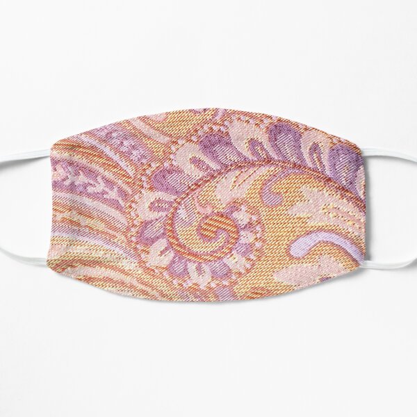 Classic Texture of Romantic Tapestry Subtle Pastel hues Flat Mask