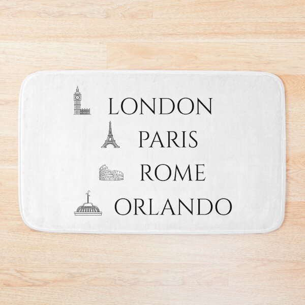 Item preview, Orlando Florida & London Paris Rome designed and sold by TYPhoenicians.