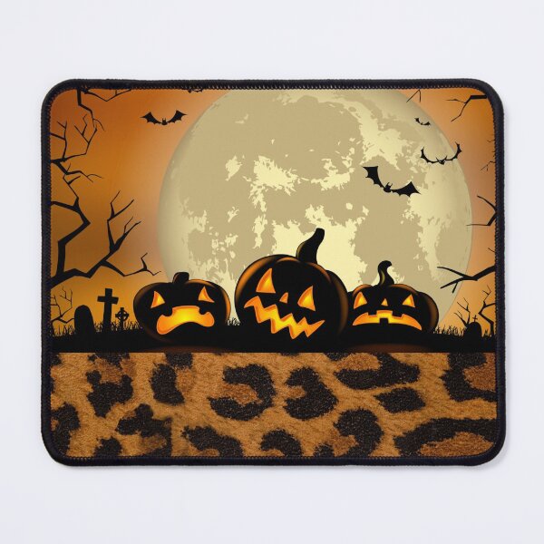 Item preview, Spooky Pumpkins With Leopard Skin designed and sold by Nabello.