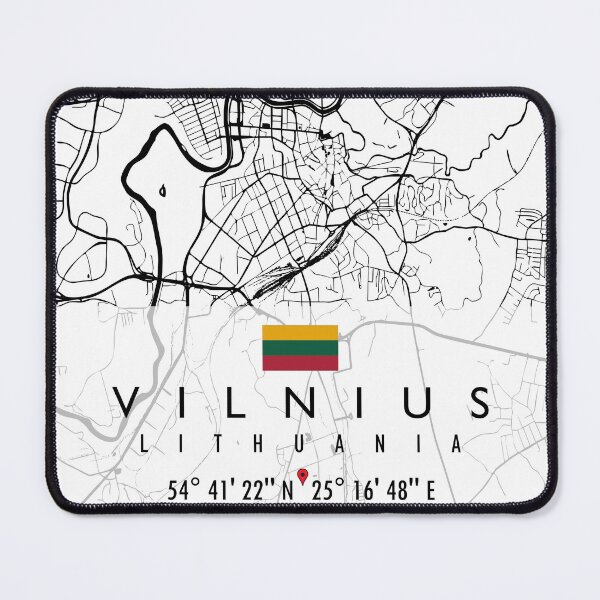 Item preview, VILNIUS MAP LITHUANIA designed and sold by hatimelhag.