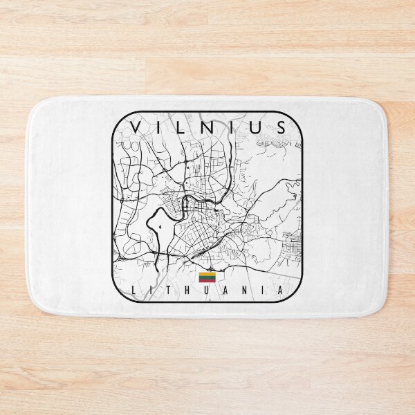 Item preview, VILNIUS MAP LITHUANIA designed and sold by hatimelhag.
