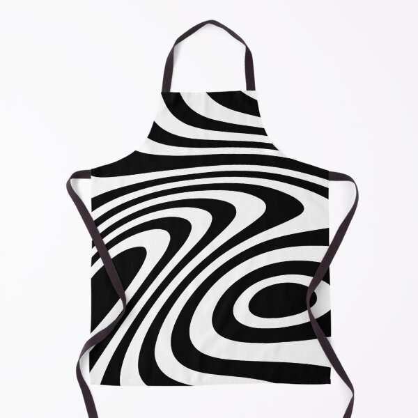 Item preview, Black and White Groovy Liquid Zebra Abstract Art designed and sold by patternsoup.