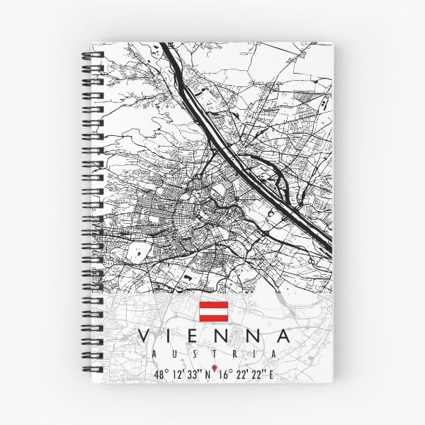 Item preview, VIENNA MAP AUSTRIA designed and sold by hatimelhag.