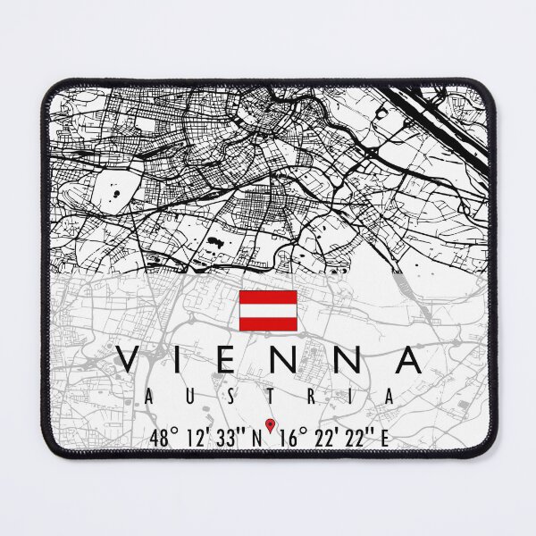 Item preview, VIENNA MAP AUSTRIA designed and sold by hatimelhag.