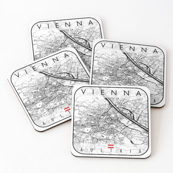 Item preview, VIENNA MAP AUSTRIA designed and sold by hatimelhag.