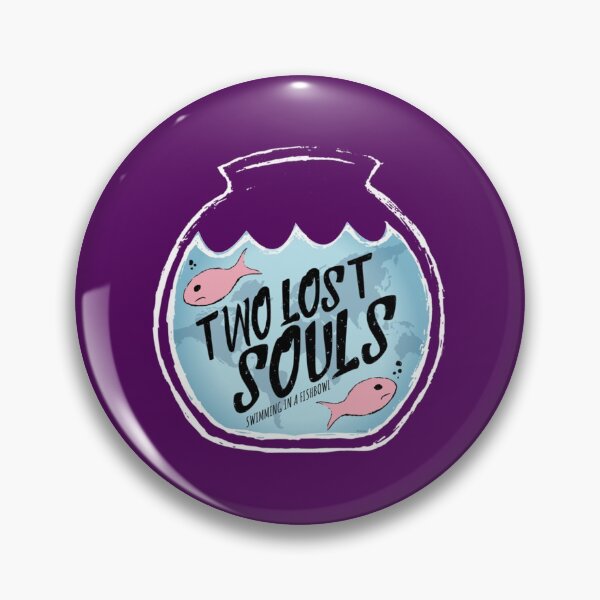 Item preview, Two Lost Souls Swimming in a Fishbowl Pink Fish designed and sold by UnexpectedStyle.