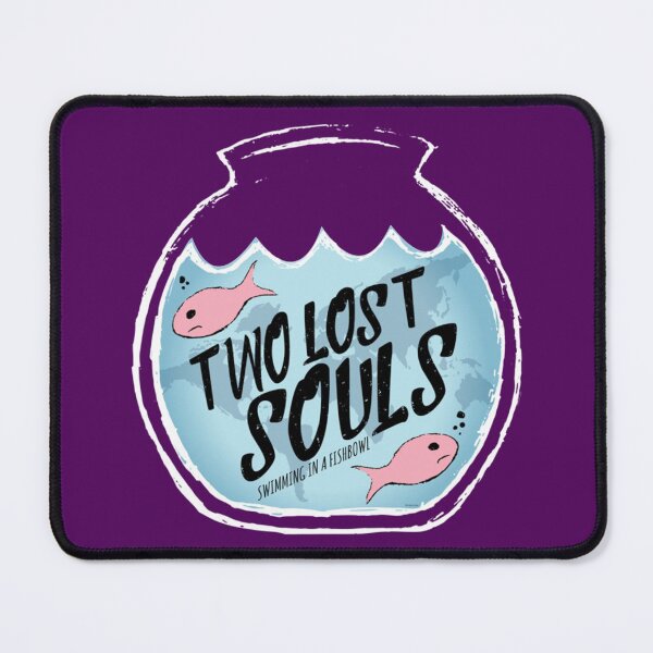 Item preview, Two Lost Souls Swimming in a Fishbowl Pink Fish designed and sold by UnexpectedStyle.