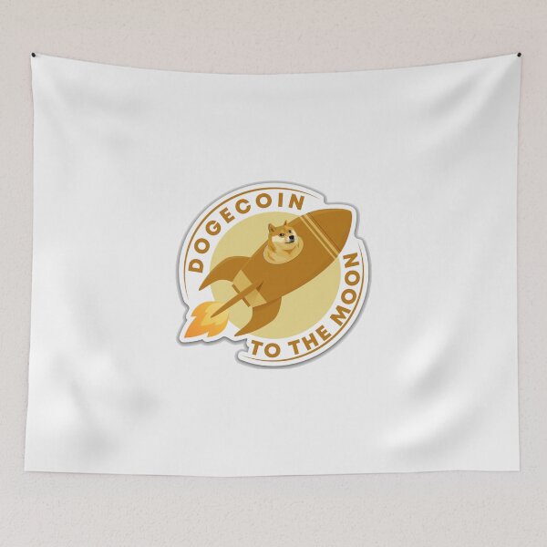 Item preview, DogeCoin To The Moon designed and sold by The Anime Corner.