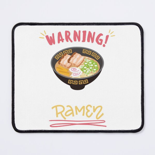 Item preview, Warning May Spontaneously Start Talking About Ramen Black - Cute, Funny Foodie designed and sold by Teetee94.