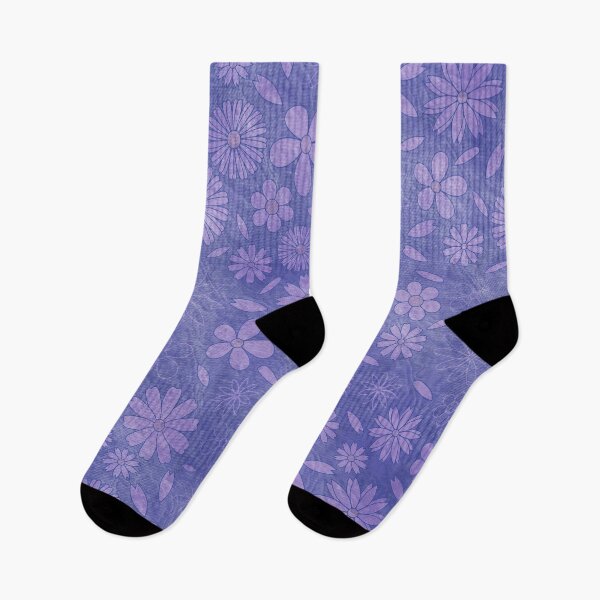 Item preview, Washed floral pattern blue designed and sold by Kamiri.