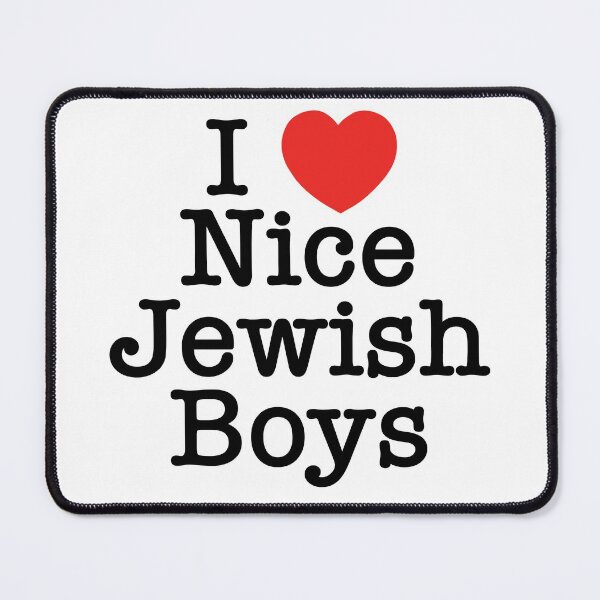 Item preview, I Love Nice Jewish Boys designed and sold by MadEDesigns.
