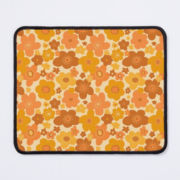 Item preview, Groovy 70s Retro Vintage Floral Pattern designed and sold by DesertAloha.