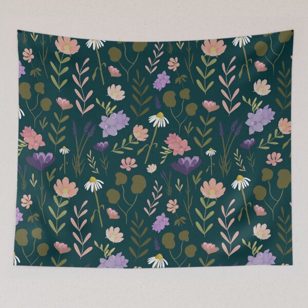 Item preview, Spring Floral - emerald designed and sold by OranelloDesigns.