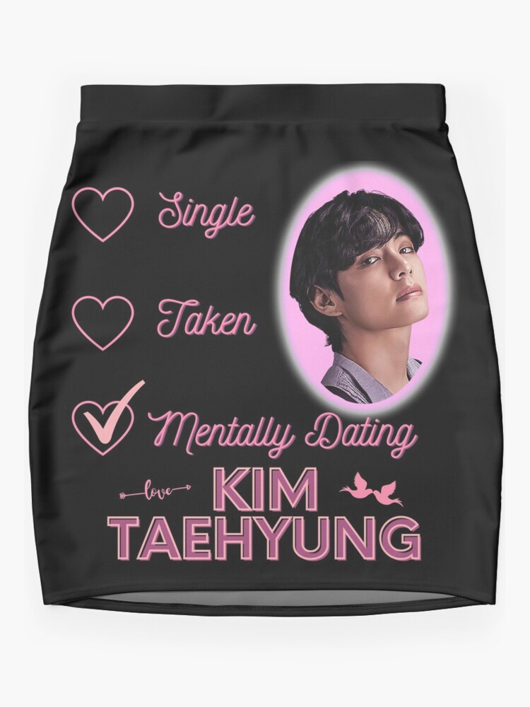 Mentally Dating Taehyung Tote Bag Taehyung Bag Bts Fan Gift 