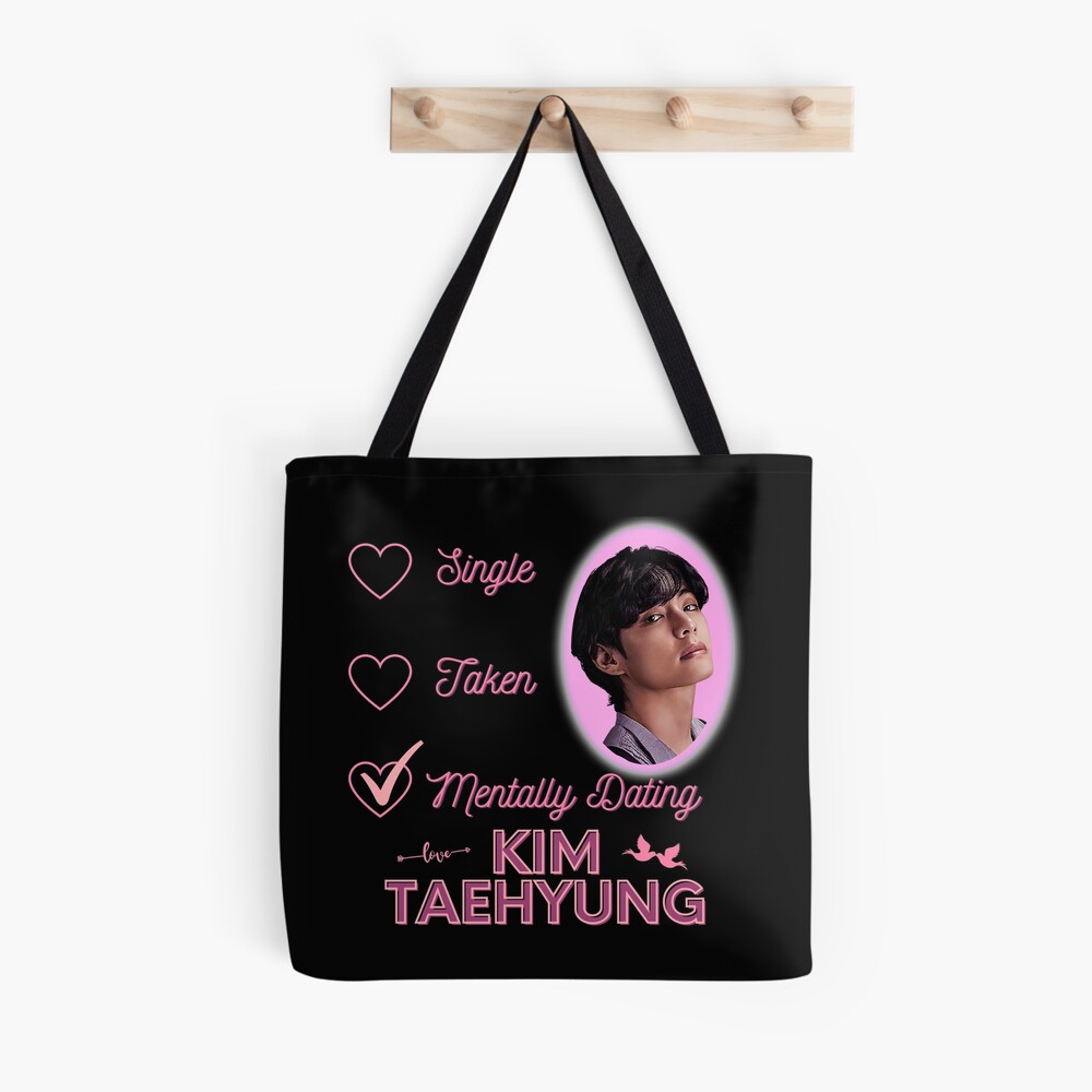 Mentally Dating Taehyung Tote Bag Taehyung Bag Bts Fan Gift 