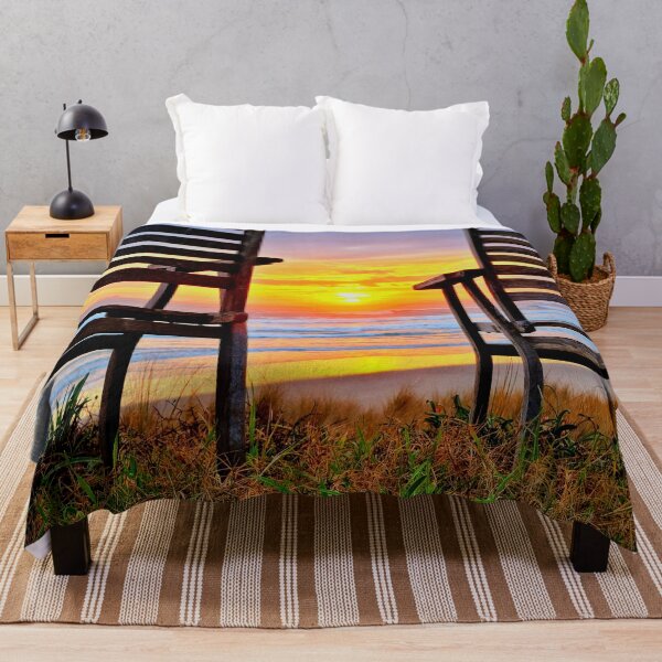 Item preview, BEACH CHAIRS WAITING FOR THE SUNRISE designed and sold by Steffi August.