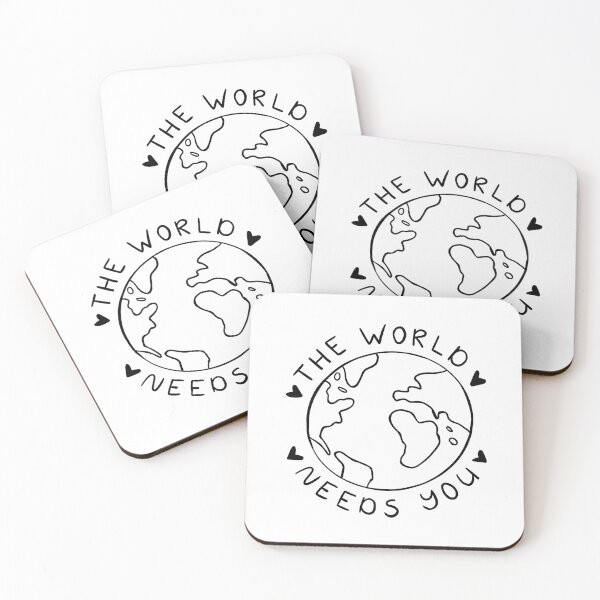 Item preview, The World Needs You | Minimalist Motivational Quote designed and sold by ilustraliza.