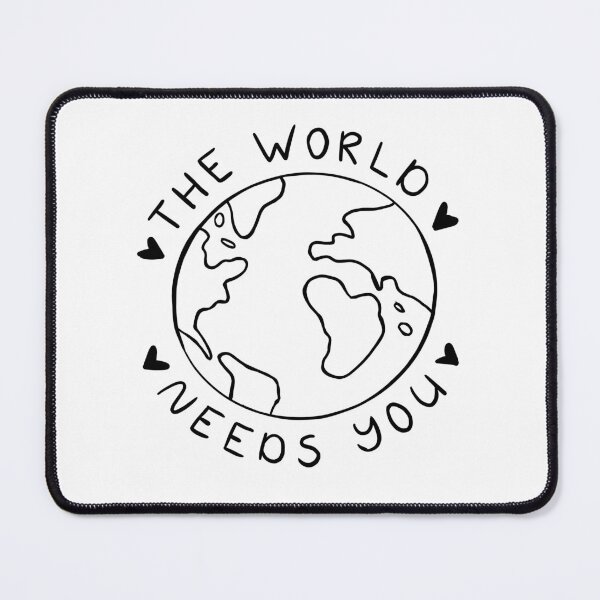 Item preview, The World Needs You | Minimalist Motivational Quote designed and sold by ilustraliza.