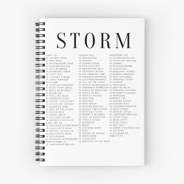 Item preview, Magic the Gathering STORM Commander Decklist T-Shirt  designed and sold by JamesScottArt.