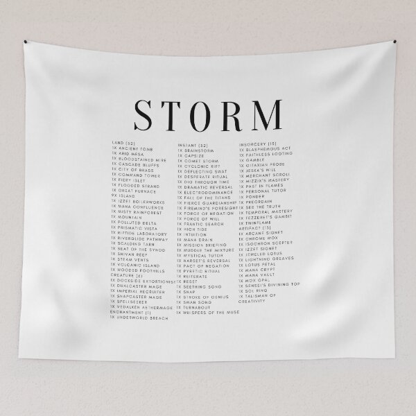 Item preview, Magic the Gathering STORM Commander Decklist T-Shirt  designed and sold by JamesScottArt.