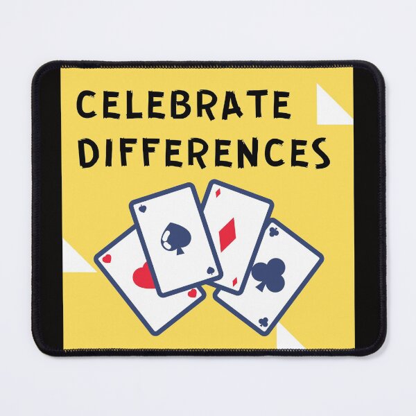Item preview, Poker Celebrate Differences designed and sold by SloganExpress.