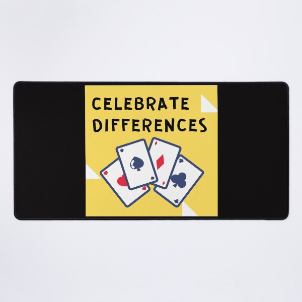 Item preview, Poker Celebrate Differences designed and sold by SloganExpress.