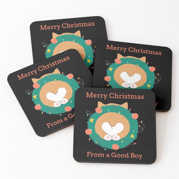 Item preview, Merry Christmas from a Good Boy Holiday Welsh Corgi Butt designed and sold by LittleFlairTee.