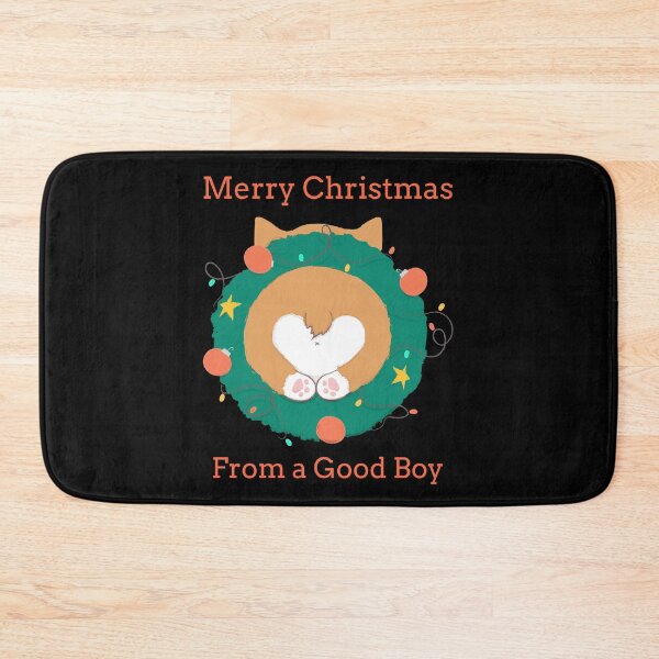 Item preview, Merry Christmas from a Good Boy Holiday Welsh Corgi Butt designed and sold by LittleFlairTee.