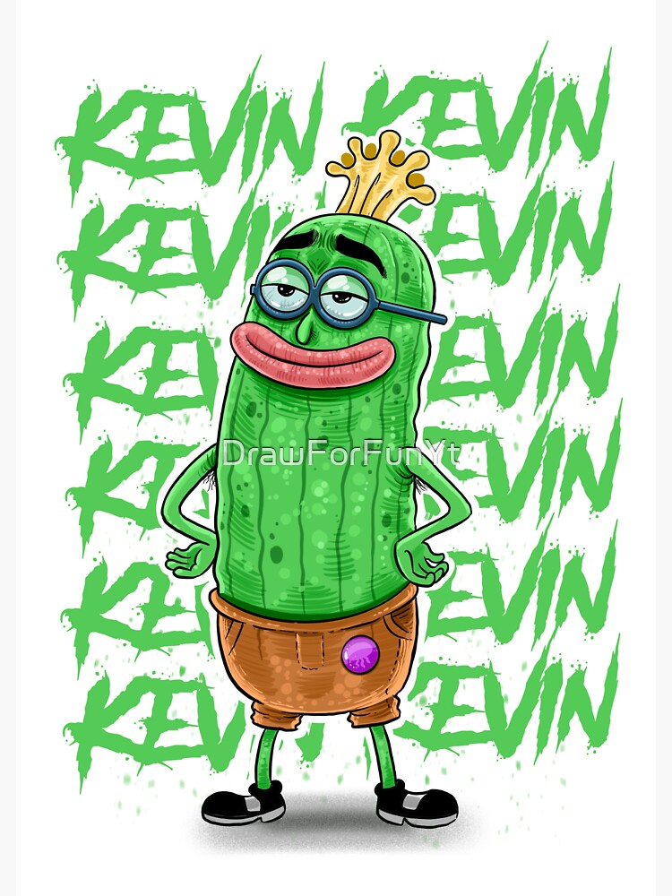 Pegatina «Bob Esponja Kevin pepino de mar» de DrawForFunYt Redbubble