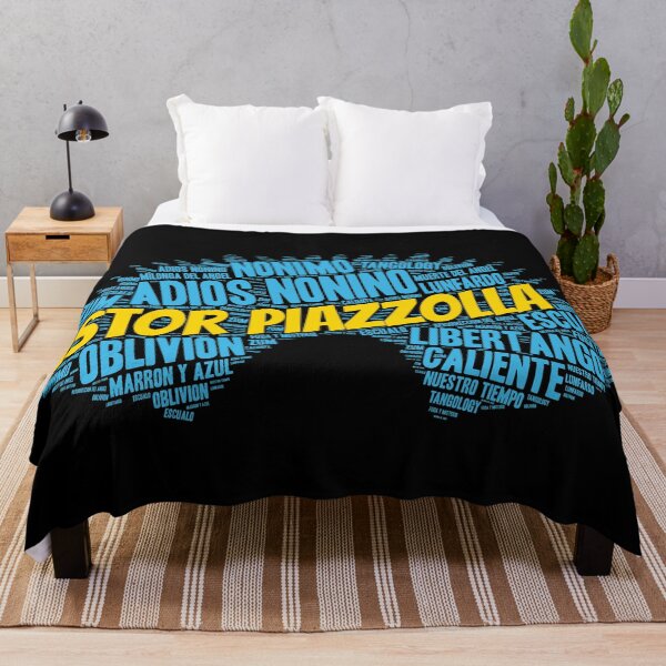 Item preview, Astor Piazzolla Tango Bandoneon Shaped Word Art designed and sold by infinitetango.