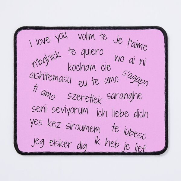 Item preview, I love you in all languages designed and sold by starstyl.