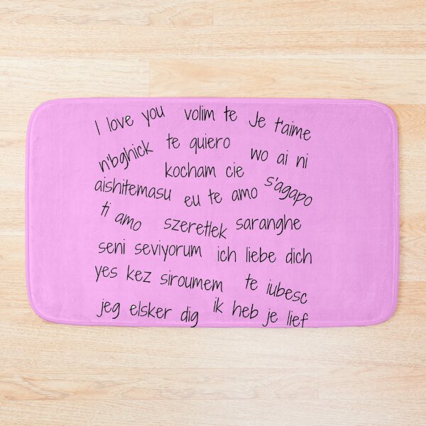 Item preview, I love you in all languages designed and sold by starstyl.