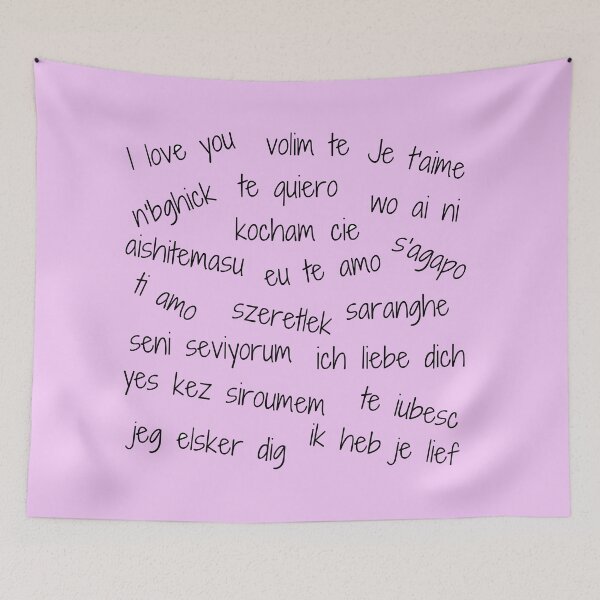 Item preview, I love you in all languages designed and sold by starstyl.