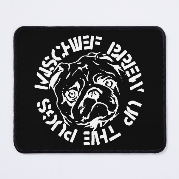 Item preview, Mischief American Punk Rock Essential, Dogs Mischief Up The Pugs designed and sold by PaulMasonn.