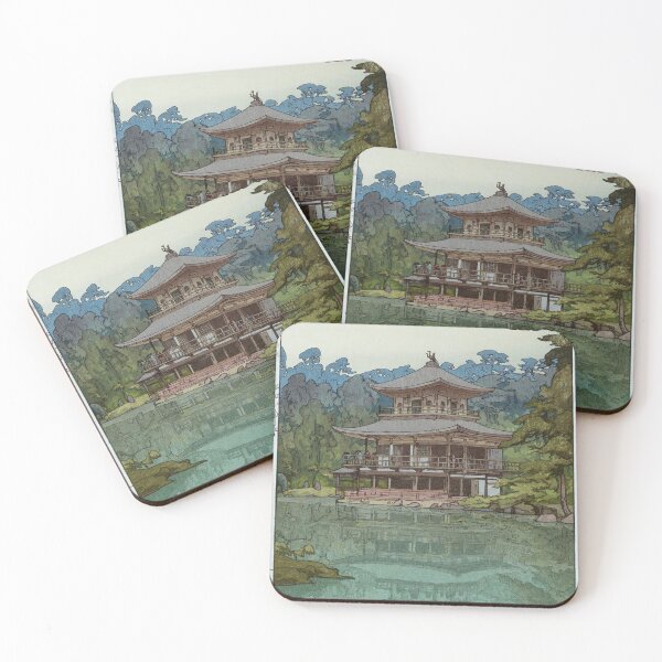 Item preview, Japanese Watercolour Temple Painting designed and sold by RBEnt.
