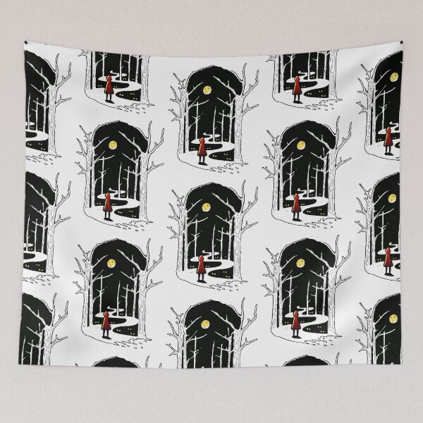 Item preview, INTO THE WOODS (black and white) designed and sold by Chofy87.