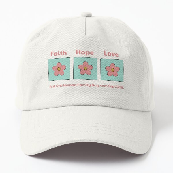 Three Flowers Dad Hat